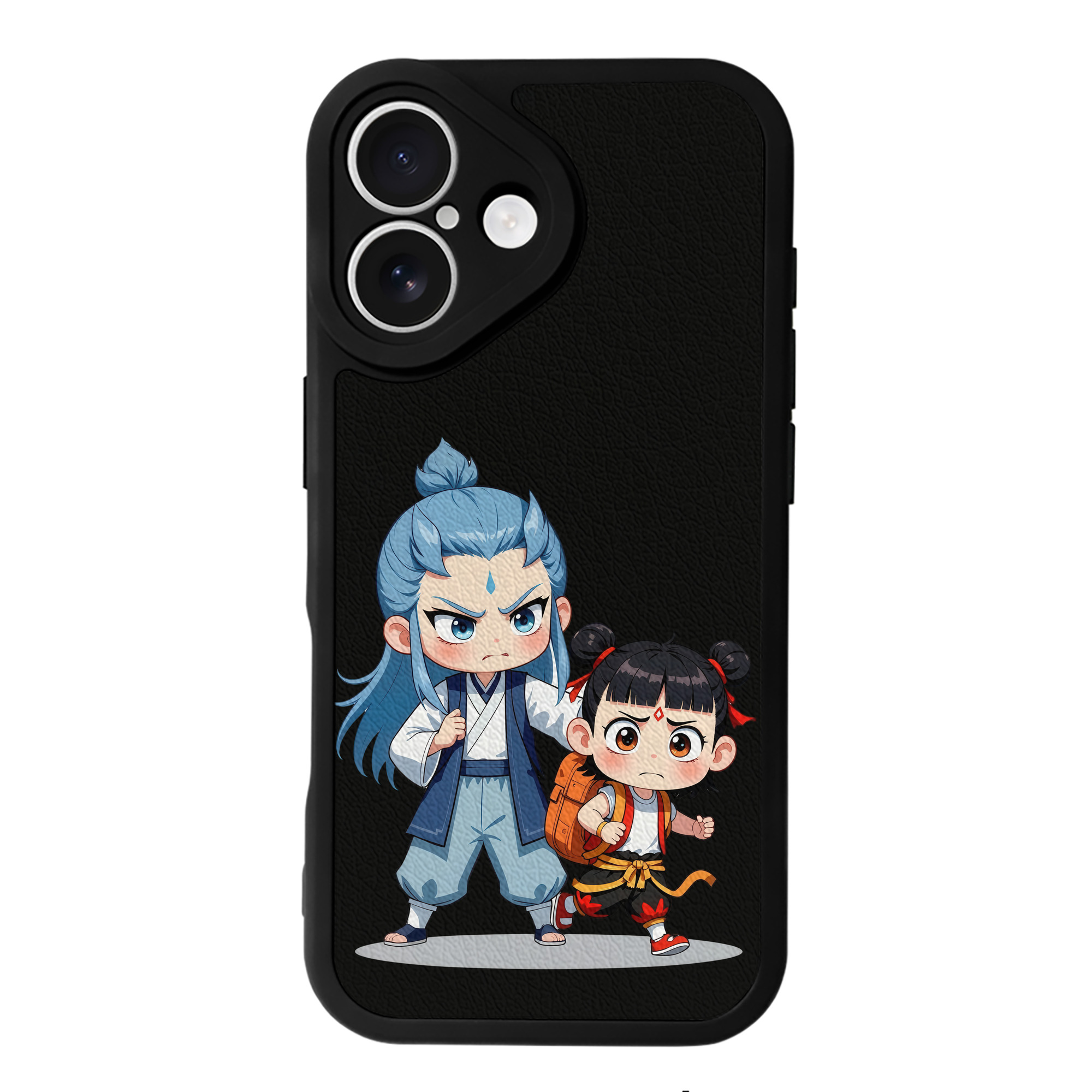 （画像用） Ne Zha 2 ナタ 魔童の大暴れ 【iPhone 16シリーズ対応】シリコンスマホケース（レザー調） 材質：シリコン